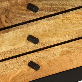 tömör mangófa TV-szekrény 120 x 30 x 50 cm