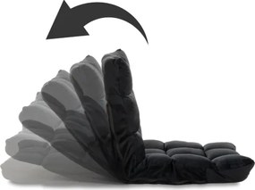 Állítható fotel 60 x 52 x 53 cm fekete