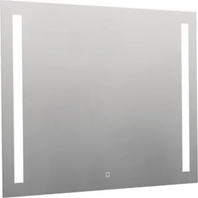 Szögletes tükör 100x70 cm LED világítással, fűtőfólia, érzékelő állítható hőmérséklettel 2700-6500K, IP44 ZIL10070TLEDS