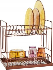 Roger L edényszárító, rozsdabarna, Madam Stoltz