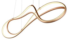 Aranyszínű LED függőlámpa fém búrával Nala – Trio Select