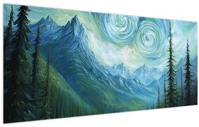 Kép - Táj Van Gogh érintésével (120x50 cm)