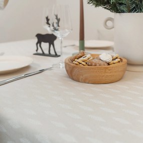 Goldea karácsonyi szögletes terítő natura - ágak természetes alapra 80 x 80 cm