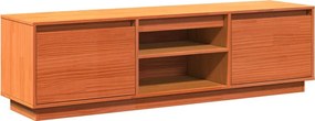vidaXL viaszbarna tömör fenyőfa TV-szekrény 140 x 35 x 40 cm