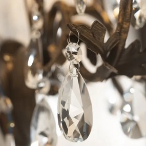 ONLI - Fali lámpa TERESA 3xE14/6W/230V bronz