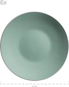 Mäser 24 darabos ELISSA étkészlet – zöld fényes