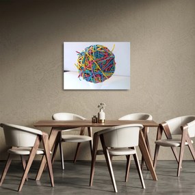 Gumicskák képe (üvegen) (70x50 cm)