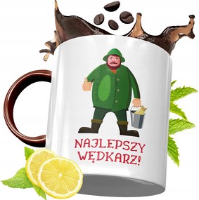 Bordó Bögre Horgászoknak Születésnapra Ajándék fényképes nyomtatással