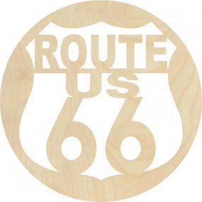 Fából készült falikép U.S. ROUTE 66