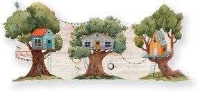 Zöld gyerek falifogas Tree House - Little Nice Things