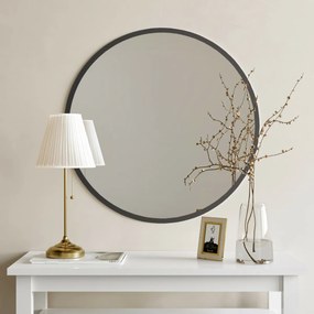 Yuvarlak Ayna Siyah tükör 60 cm