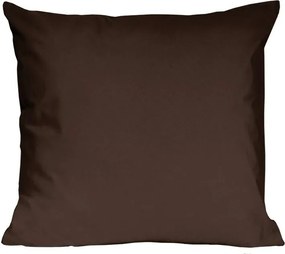 Párnahuzat 45x45 barna egyszínű