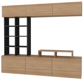 Nappali fal Salsa (teak fa + fekete). 1088651