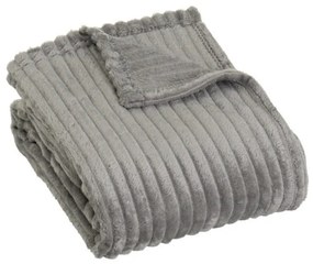 Szürke mikroplüss takaró 130x160 cm Fur Velvet – Casa Selección