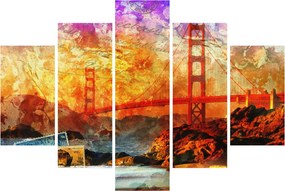 Kép - Golden Gate, San Francisco, Kalifornia (150x105 cm)