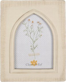 Pierreck bézs színű, törött ív alakú képkeret 10x15 cm