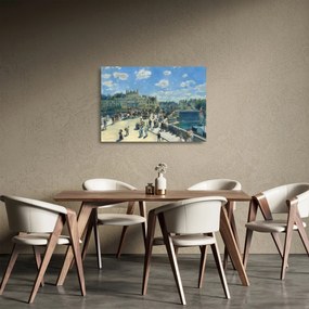 Üveg kép - Auguste Renoir, Pont Neuf, Paris, reprodukciók (70x50 cm)
