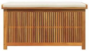 tömör akácfa kültéri párnatartó láda 113x50x60,5 cm