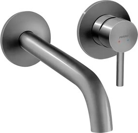 Novaservis Ferro Ciriculus mosdó csaptelep vakolat alatti résszel együtt gun metal BCK3PAGM
