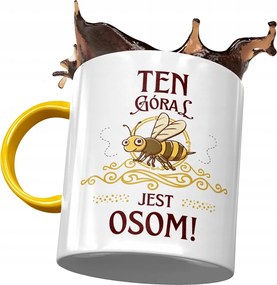 Sárga Bögre Hegylakónak Ez A Hegylakó Darázs! Nyomtatott Fotóval