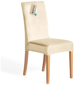 Bézs gumis szék huzat szett 4 db-os 48 cm Sento – Restilo