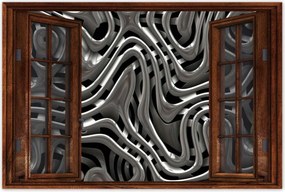 Poszterek 90x60 Élénk ezüst