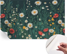 Dekoratív öntapadós fotótapéta Hálószobába Mezei virágok 416x254 cm