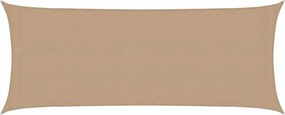 vidaXL tópszínű HDPE napvitorla 160 g/m² 2 x 4,5 m