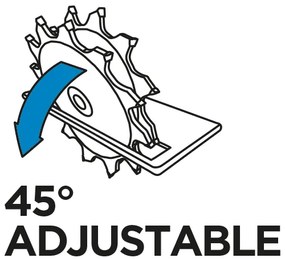 Akkus körfűrész Energy+ 18 V, Li-Ion, lap 150 x 10 mm, akkumulátor nélkül 58G008