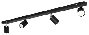 LED Spotlámpa TUNE 4xGU10/4,8W/230V fekete