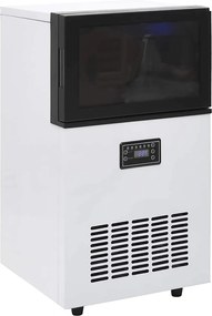 vidaXL fekete jégkockakészítő 45 kg / 24 óra