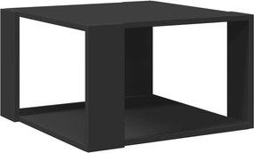 vidaXL fekete szerelt fa dohányzóasztal 51,5 x 51,5 x 30 cm