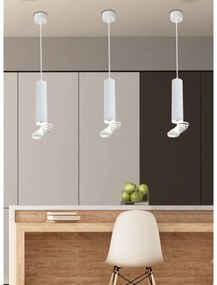 Csillár zsinóron TUBA 1xGU10/50W/230V fehér