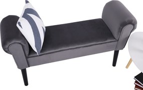 Lóca, Velvet szövet, szürke/fekete, BURDA