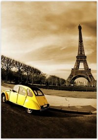 Poszter 70x100 Sárga kacsa Citroen 2CV