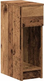vidaXL antik fa színű éjjeliszekrény fiókkal 20 x 36 x 60 cm