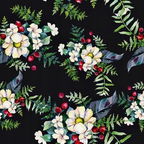 Öntapadós tapéta Bútor furnér Vízálló 60x300cm Virágok