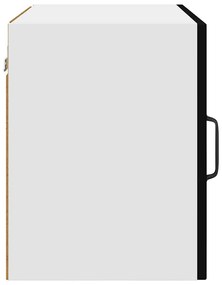 Fali konyhaszekrény 2 pcs Fekete 50 x 31 x 40 cm Faanyag