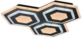 RÁBALUX 71115 BITSI Modern LED Mennyezeti Lámpa Fekete IP20