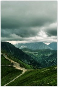 Poszterek 80x120 Tátra Lengyel hegyek Kilátás