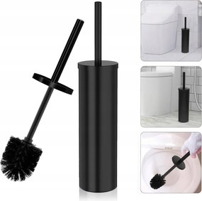 Wc kefe Szabadon álló WC-kefe Acél Fekete