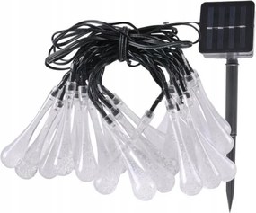 LED-es napelemes kerti girland Ice Goldlux 315250