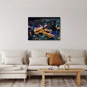 Éjszakai város képe (70x50 cm)