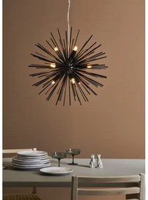 Markslöjd 108048 - Csillár zsinóron SOLEIL 9xE14/20W/230V fekete