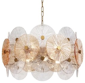 Maytoni MOD007PL-08G - Csillár láncon ASTER 8xE14/40W/230V