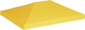 vidaXL sárga pavilon-tetőponyva 270 g/m² 4 x 3 m