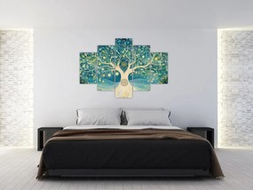 Kép – Mágikus fa spirálokkal (150x105 cm)