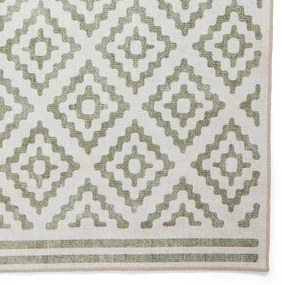 Zöld mosható szőnyeg 61x120 cm Coral Green – Think Rugs