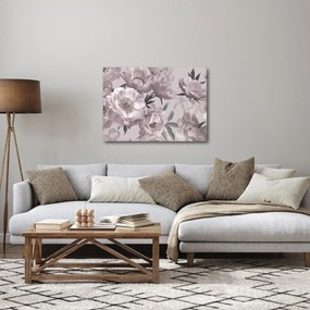 Kép - Vintage bazsarózsa virágok (70x50 cm)