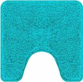 vidaXL Csúszásgátló Fürdőszőnyeg WC Nyírással Türkiz 50 x 50 cm PP